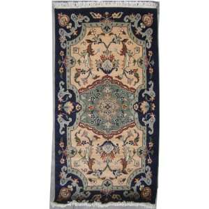 Persian Bakhtiari Design Area Rug with Wool Pile    Category 3x5 Rug 