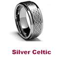 Tungsten Carbide 6MM Men Ring Marvelous Celtic Band   Sizes 6 to 14 