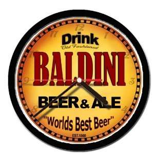  BALDINI beer and ale wall clock 
