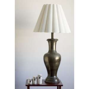 Pewter Table Lamp 