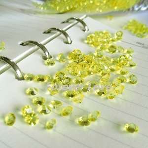   citrus yellow diamond confetti wedding party decoration Toys & Games