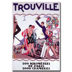  Trouville Gallery Wrapped 24x32 Canvas Art