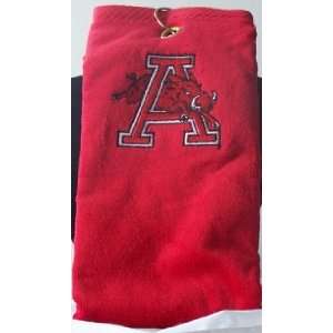    NCAA Arkansas Razorbacks Golf Towel *SALE*