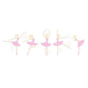  Ballerinas Paint By Number Wall Mural 