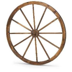   36 Inch Decorative Old Fashioned Wooden Wagon Wheel