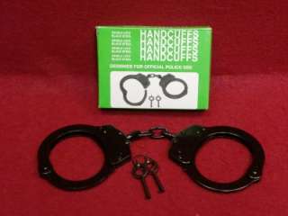 Black Steel Chain Police Heavy Duty Handcuff Hand Cuff Handcuffs 2 