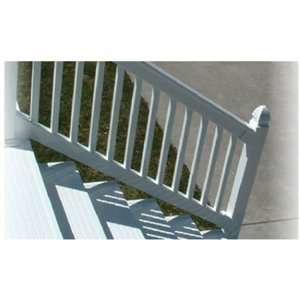   With Square Balusters, TAN SQ STR COL TOP RAIL