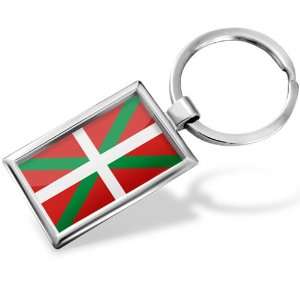  Keychain Basque Country Flag region Spain   Hand Made 