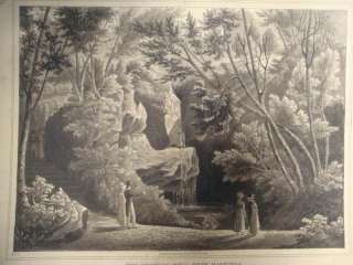 ROBERT HAVELL Jr Dripping Well Near Hastings Engraving  