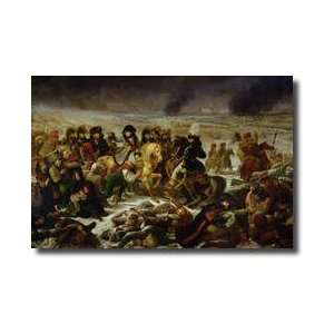 Napoleon On The Battle Field Of Eylau 9th February 1807 1808 Giclee 