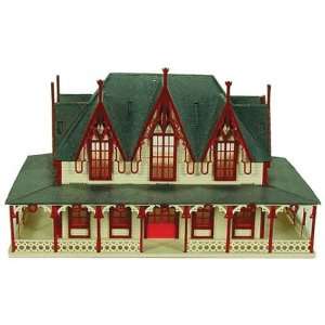  Dollhouse Miniature 1/144 Scale Gothic Mansion Dollhouse 