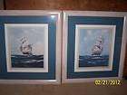 set pair2 oak frame matted picture macgregor cutty sark red jacket 19 