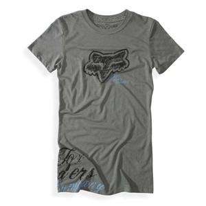  Fox Racing Womens Tricked Out T Shirt   X Small/Off White 