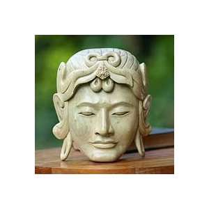  Wood mask, Buddha from China
