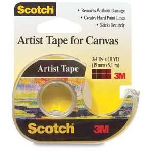 Scotch Artist Tape for Canvas   10 yds (30 ft), Artist Tape for Canvas