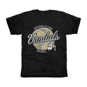  Idaho Vandals Original Pastime Tri Blend T Shirt   Black 