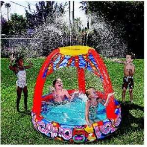  Banzai Lava Lagoon Pool and Sprinkle for Kids Toys 