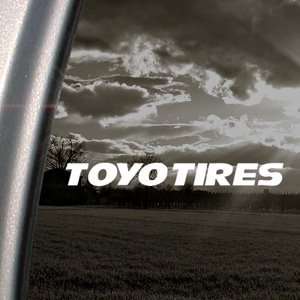 Toyo Tires Decal Truck Bumper Window Vinyl Sticker