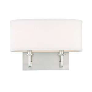 Hudson Valley 592 PN Grayson 2 Light Wall Sconce in Polished Nickel