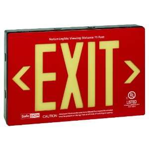  Royal Pacific RXL25RD Self Luminescent Exit Sign Case, Red 