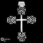 Sterling Silver Ornate Celtic Cross Pendant Jewelry New