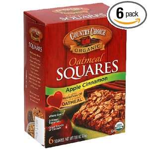 Country Choice Organic Apple Cinnamon Nutritional Oatmeal Squares, 11 