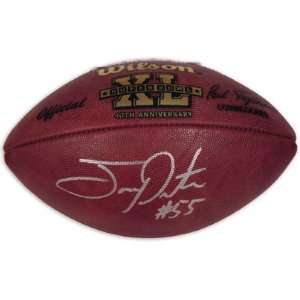  Joey Porter Autographed Super Bowl XL Football Sports 