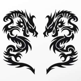 Tribal tattoo design Decal Sticker Dragon helmet WRSW7  