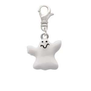  White Ghost Clip On Charm Arts, Crafts & Sewing