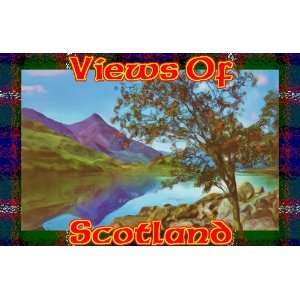    Pack of 12 Gift Tags Sights of Scotland Loch Leven