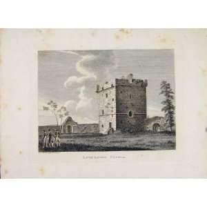  Kinsross Shire Loch Leven Castle Fine Art Antique Print 