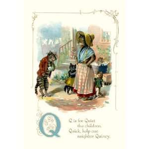  Q is for Quiet 24x36 Giclee