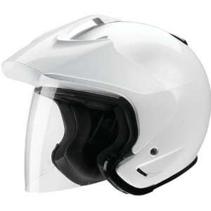 Z1R Solid Adult Ace Transit Harley Cruiser Motorcycle Helmet   Pearl 