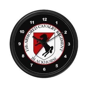  11th Cav Military Wall Clock by 