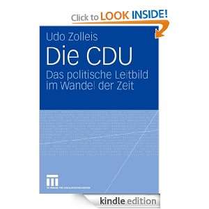 Die CDU Das politische Leitbild im Wandel der Zeit (German Edition 