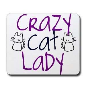  Crazy cat lady Pets Mousepad by 