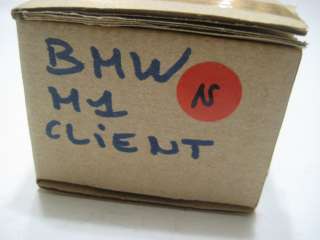 Record Factory Built BMW M1 Client 143 Resin Kit NIB  