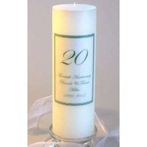  20th Anniversary Candle