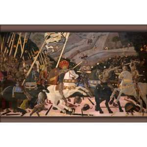Battle of San Romano, by Paolo Uccello   24x36 Poster