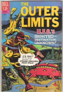 The Outer Limits TV Comic Book #9, Dell 1966 FINE  