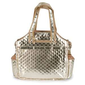    Life Is Tennis Cleopatra Gold Tennis Tote