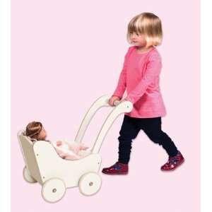  Doll Buggy in White by Guidecraft Toys & Games