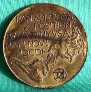   Exposition Coin Token Medal Souvenir Buffalo, NY 1901 Souvenir  