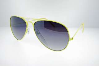 Mens or Womens Bright Neon Aviator Sunglasses  