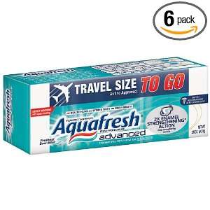   , Fluoride, Freshest Ever Mint, Travel Size to Go, 2.5 Oz (Pack of 6
