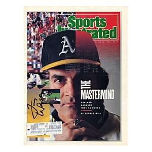 Tony La Russa Autographed / Signed March 12, 1990 Sports Illustrated 