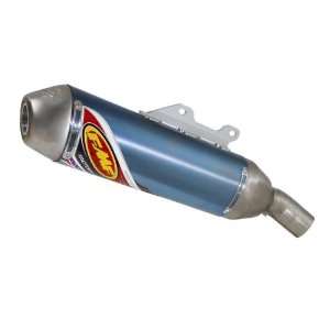 FMF Racing Factory 4.1 Anodized Titanium Slip On   Stainless Steel Mid 
