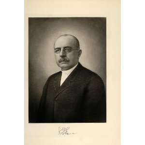  1915 Engraving Albert G. Farr IL Banker Harris Trust 