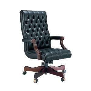   Heritage Series High Back Swivel Chair with Tufts