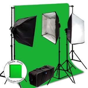  LimoStudio 2400 Watt Chromakey Green Screen Video Lighting 